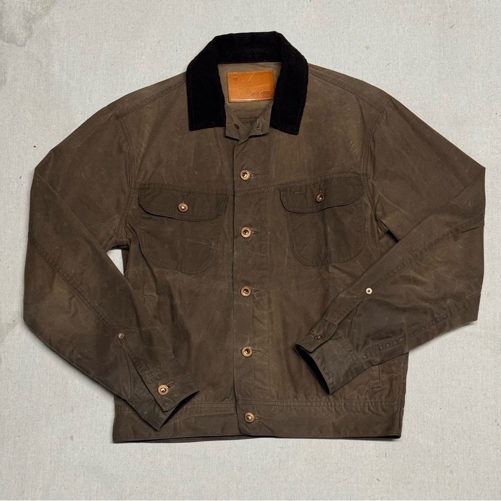 Taylor Stitch Long Haul Jacket in Waxed Cotton Canvas